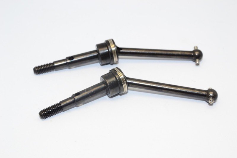 Tamiya 1/10 Wild Willy 2 WR-02 Steel #45 Rear CVD Shaft (38mm) - 1pr - GPM WW2238C