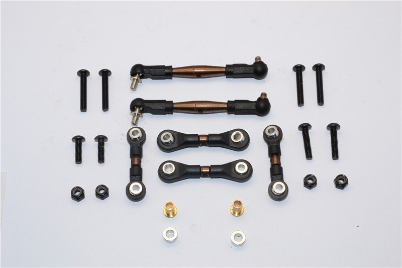 Tamiya WT-01N Steel Completed Tie Rod - 1set - GPM WTN160S