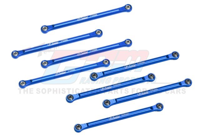 TEAM LOSI MINI LMT BRUSHED MONSTER TRUCK Aluminum 7075 Upper & Lower Link Bar set - GPM LMTM1449FR