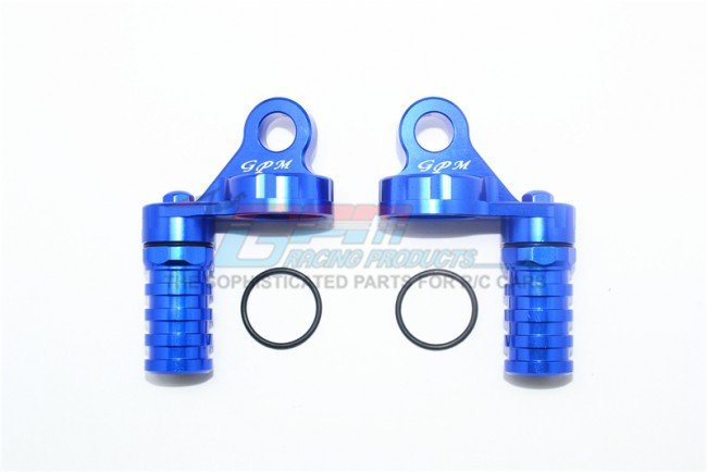 Team Losi SUPER BAJA Aluminum Damper Cap W. Piggyback Reservoirs - 4pc set - GPM SB100F/R/L