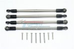 TRAXXAS E-REVO VXL Stainless Steel 304 Front+Rear Turnbuckle For Steering - 12pc set - GPM ER2162S/4