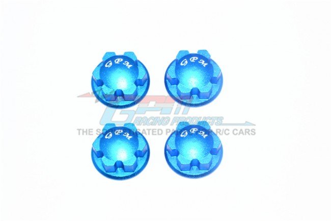 TRAXXAS 1/10 E-REVO VXL Aluminum Wheel Lock - 4pc set - GPM ER2005