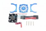 TRAXXAS 1/10 E-REVO VXL Aluminum Motor Heat Sink With Cooling Fan - 9pc set - GPM ER2018FAN