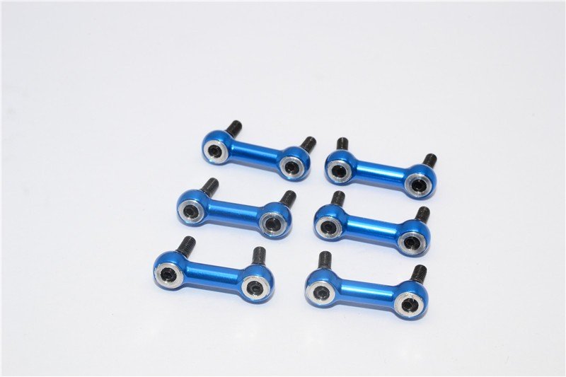 TRAXXAS 1/18 Latrax Rally Aluminium Tie Rod (0 Degree ree) - 6pcs set - GPM LTX160/0