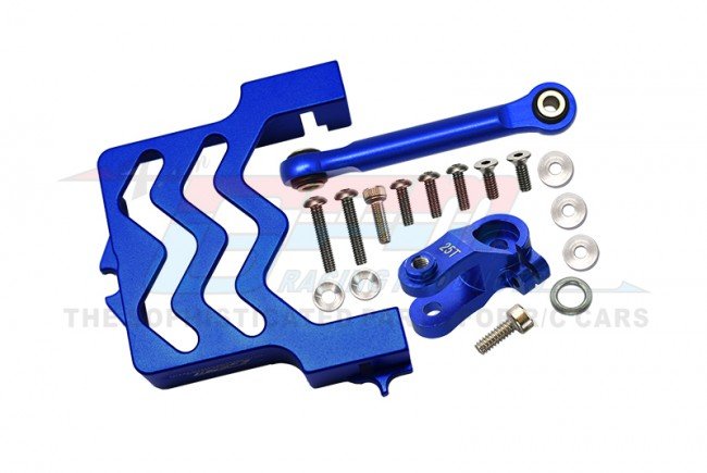 TRAXXAS MAXX MONSTER TRUCK Aluminum Servo Mount +Aluminum Tie Rod+25T Aluminum Servo Horn - GPM TXMS024A