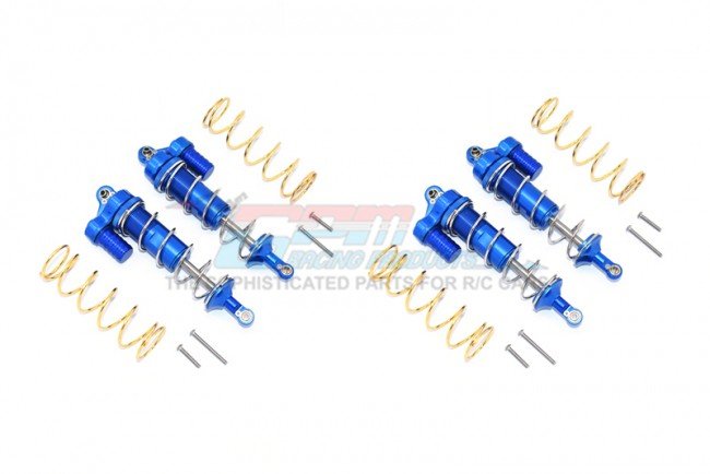 TRAXXAS MAXX MONSTER TRUCK Aluminum Front + Rear L-shape Piggy Back Spring Dampers 125mm - 16pc set - GPM TXMS125FRL/2