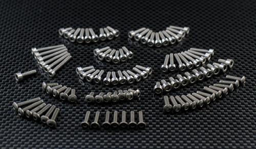 TRAXXAS 1:16 Mini E-REVO Titanium Full set Screws - 98pcs - GPM TERVFSS