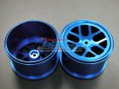 TRAXXAS 1/10 Revo Alloy Front/Rear Rims (6 Spokes - BBS Y Shape) - 1pr - GPM TRV10022 TRAXXAS 1/10 Revo Alloy Front/Rear Rims (6 Spokes - BBS Y Shape) - 1pr - GPM TRV10022