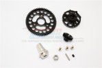 TRAXXAS SLASH 4X4 LOW-CG Aluminium Gear Adapter With Steel 32 Pitch 56T Spur Gear & 18T Motor Gear - 1set (For 68086-21 Version) - GPM SLA155618TLG