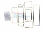 TRAXXAS TRX4 TRAIL CRAWLER Stainless Steel Window Frame For TRX-4 Defender - 8pc set - GPM TRX4ZSP36