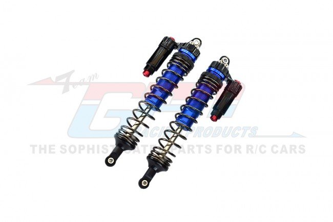 TRAXXAS UNLIMITED DESERT RACER Aluminum 6061-T6 Front L-shape Piggy Back (Built-in Piston Spring) Adjustable Spring Dampers 135mm - GPM UDR135F/LN