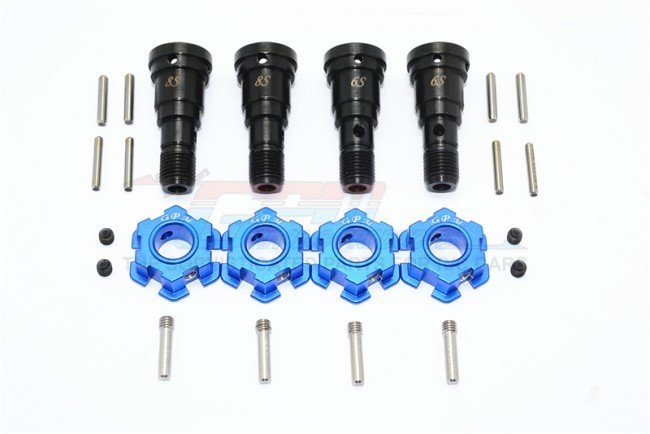 TRAXXAS X-MAXX Harden Steel CVD Joints And Aluminum Wheel Hex - 24pcs - GPM TXM170N/JT/2