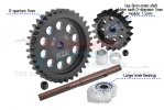 TRAXXAS XRT 8S 40CR Carbon Steel M1.5 Spur Gear 35T + Motor Gear 20T - GPM TXM2035TS TRAXXAS XRT 8S 40CR Carbon Steel M1.5 Spur Gear 35T + Motor Gear 20T - GPM TXM2035TS
