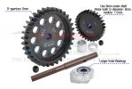 TRAXXAS XRT 8S 40CR Carbon Steel M1.5 Spur Gear 33T + Motor Gear 30T - GPM TXM3033TS TRAXXAS XRT 8S 40CR Carbon Steel M1.5 Spur Gear 33T + Motor Gear 30T - GPM TXM3033TS