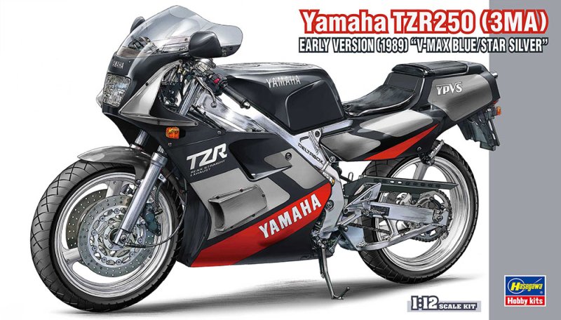 Hasegawa 21784 - 1/12 Yamaha TZR250 (3MA) Early Version 1989 (V-Max Bule/Star Silver)