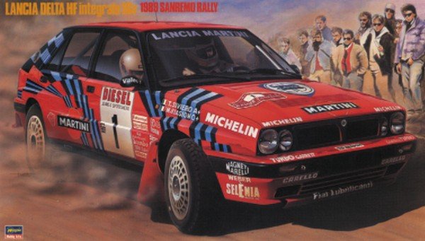 Hasegawa 25208 - 1/24 CR8 Lancia Delta HF Integrale 16V 1989 Sanremo Rally 25208