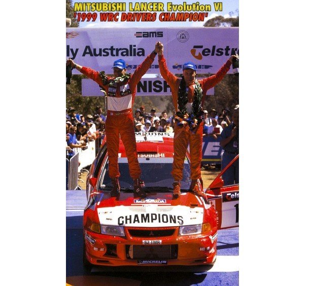 Hasegawa 20303 - 1/24 Mitsubishi Lancer Evolution VI 1999 WRC Drivers Champion