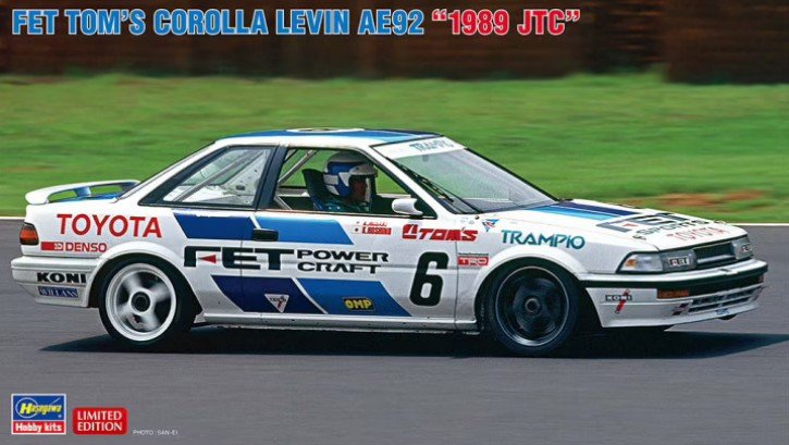 Hasegawa 20545 - 1/24 FET Tom\'s Corolla Levin AE92 1989 JTC