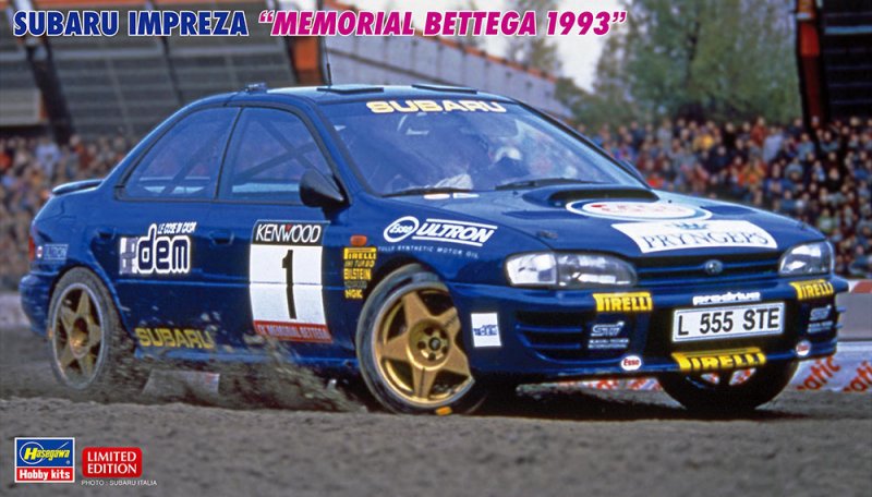 Hasegawa 20768 - 1/24 Subaru Impreza Memorial Bettega 1993