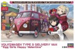 Hasegawa 52136 - SP336 1/24 Volkswagen Type2 Delivery Van Egg Girls Happy Valentine
