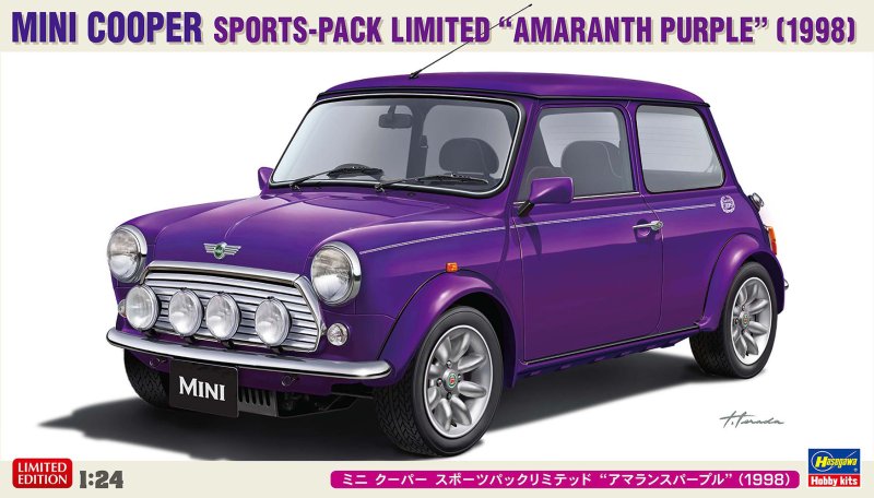 Hasegawa 20814 - 1/24 Mini Cooper Sports-Pack Limited (Amaranth Purple) 1998