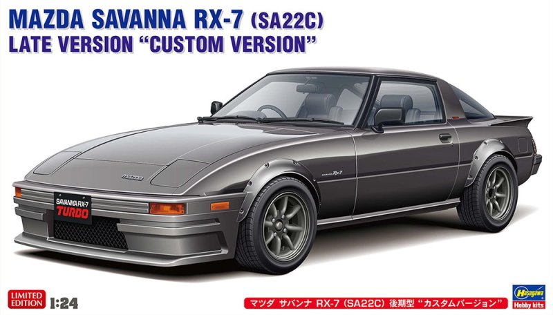 Hasegawa 20828 - 1/24 Mazda Savanna RX-7 (SA22C) Late Version (Custom Version)