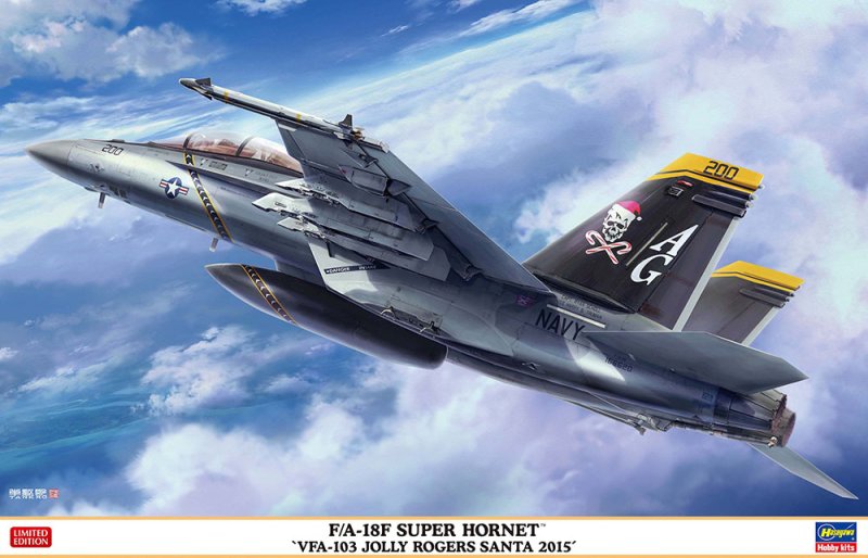 Hasegawa 07560 - 1/48 F/A-18F Super Hornet VFA-103 Jolly Rogers Santa 2015