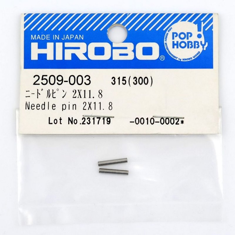 HIROBO 2509-003 NEEDLE PIN 2 X 11.8 #2509003