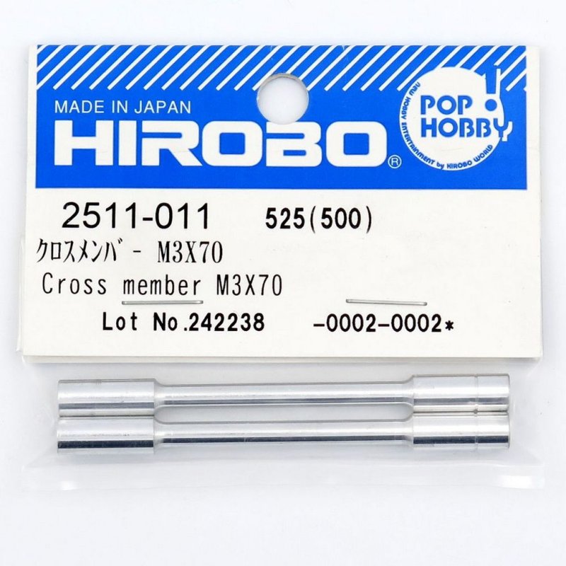 HIROBO 2511-011 CROSS MEMBER M3 X 70 #2511011