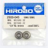 HIROBO 2500-045 BALL BEARING 6 X 15 X 5 MM 2PCS #696ZZ #2500045