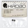 HIROBO 2500-092 BALL BEARING 2 X 5 X 2 MM 2PCS #52 (OPEN TYPE) #2500092
