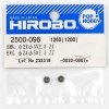 HIROBO 2500-098 BALL BEARING 2 X 5 X 2.3 MM 2PCS #682ZZ #2500098
