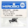 HIROBO 2531-010 SET SCREW M2 X 10 10PCS #2531010