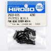 HIROBO 2533-015 PHILIPS PAN HEAD SCREW M3 X 14 20PCS #2533015