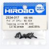 HIROBO 2534-017 TAPPING SCREW M2.6 X 8 10PCS #2534017