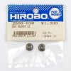 HIROBO 2500-016 FLANGED BALL BEARING 4 X 9 X 4 MM 2PCS #F684ZZ #2500016