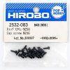 HIROBO 2532-083 CAP SCREW M2 X 6 10PCS #2532083