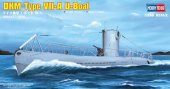 Hobby Boss 83503 1/350 DKM Navy Type VII-A U-Boat