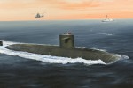Hobby Boss 83519 1/350 French Navy Le Triomphant SSBN