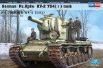 Hobby Boss 84819 German Pz.Kpfw KV-2 754(r) tank