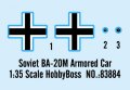 alt="Hobby Boss 83884 - 1/35 Soviet BA-20M Armored Car" title="Hobby Boss 83884 - 1/35 Soviet BA-20M Armored Car"