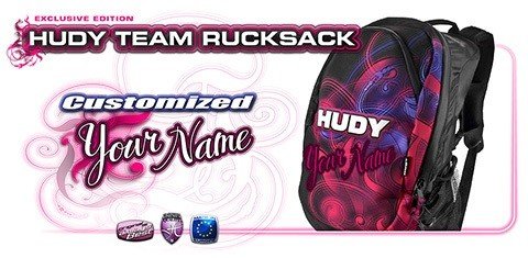 HUDY 199190-C Team Rucksack - Custom Name