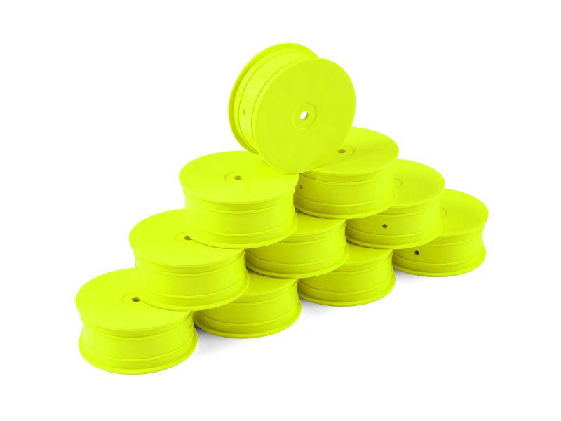 HUDY 803231-Y 1/10 OFF-ROAD Wheel - 4WD - Front - Yellow (10)