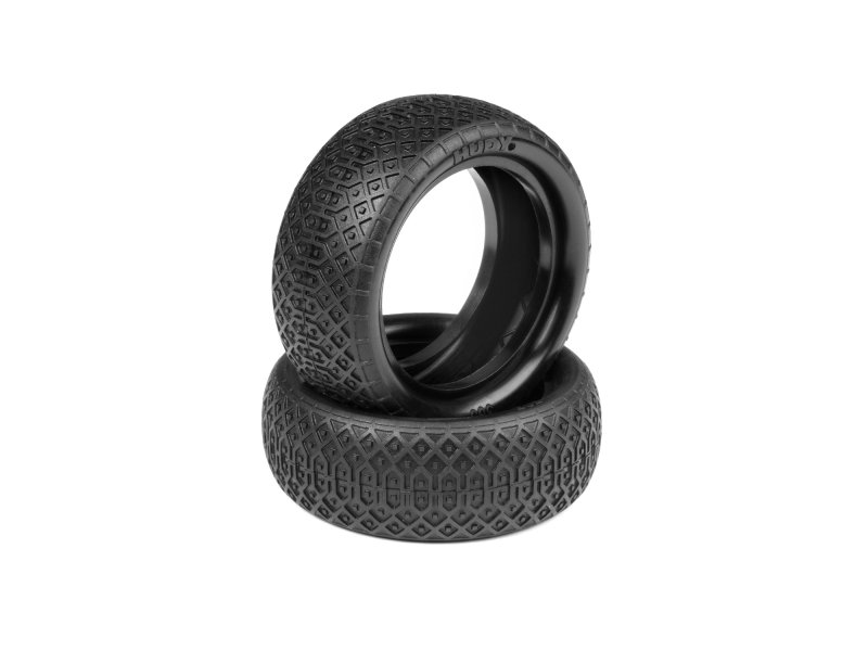 HUDY 814303D-S 1/10 OFF-ROAD Tire 4WD Front Dirt - 303 - Soft (2)