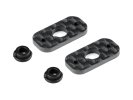 HUDY 293312 Carbon Rear Wing Mount - 1/10 Electric (2)