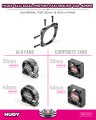 alt="HUDY 293190 - Aluminium Dual Motor FAN Mount Dia 42mm (2x30mm / 2x40mm)" title="HUDY 293190 - Aluminium Dual Motor FAN Mount Dia 42mm (2x30mm / 2x40mm)"