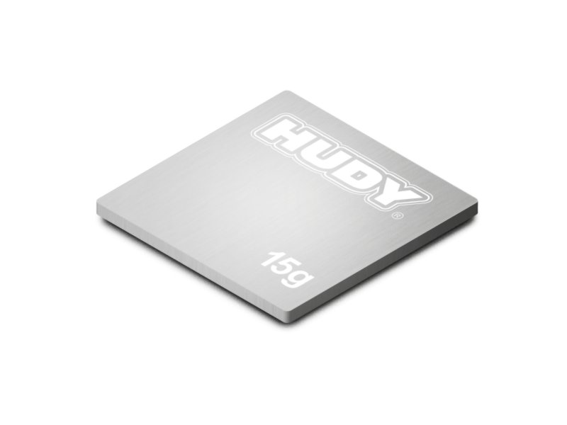 HUDY 293086 - Pure Tungsten Weight Thin - 24.5x24.5MM - 15g