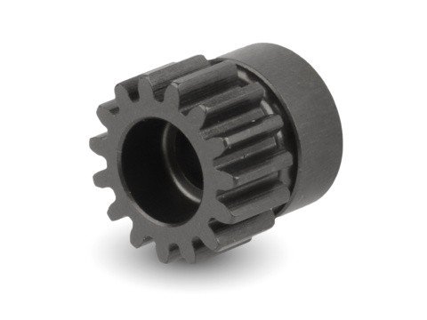 HUDY 294255 - Aluminium Pinion Gear - Hard Coated - 15T / 32 (MODUL 0.8)