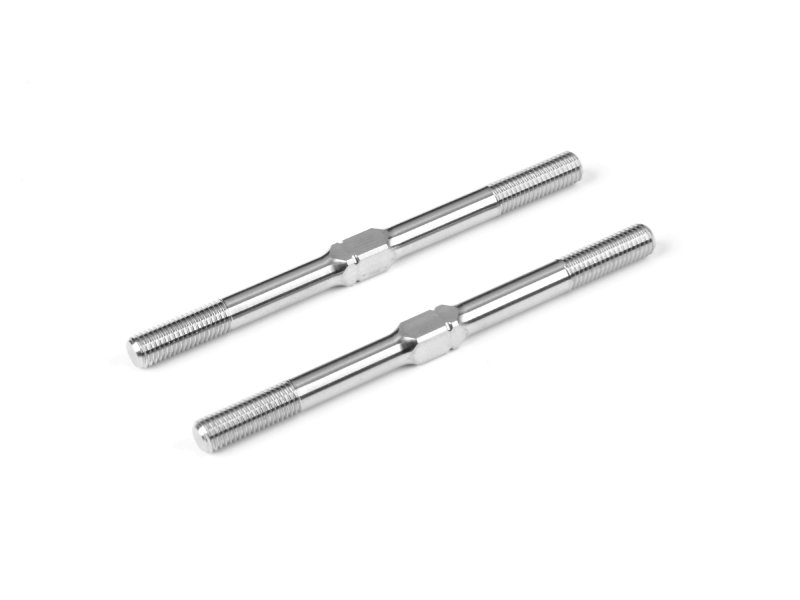 HUDY 992380 - Titanium Adjustable Turnbuckle 50mm M3.5 L/R (2)