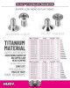 HUDY 908310-T Titanium SUPER-LOW Head Screw Centering DIA M3x10 (10)
